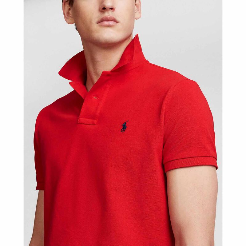 Polo Ralph Lauren Custom Slim Fit Mesh Polo Shirt image number 2